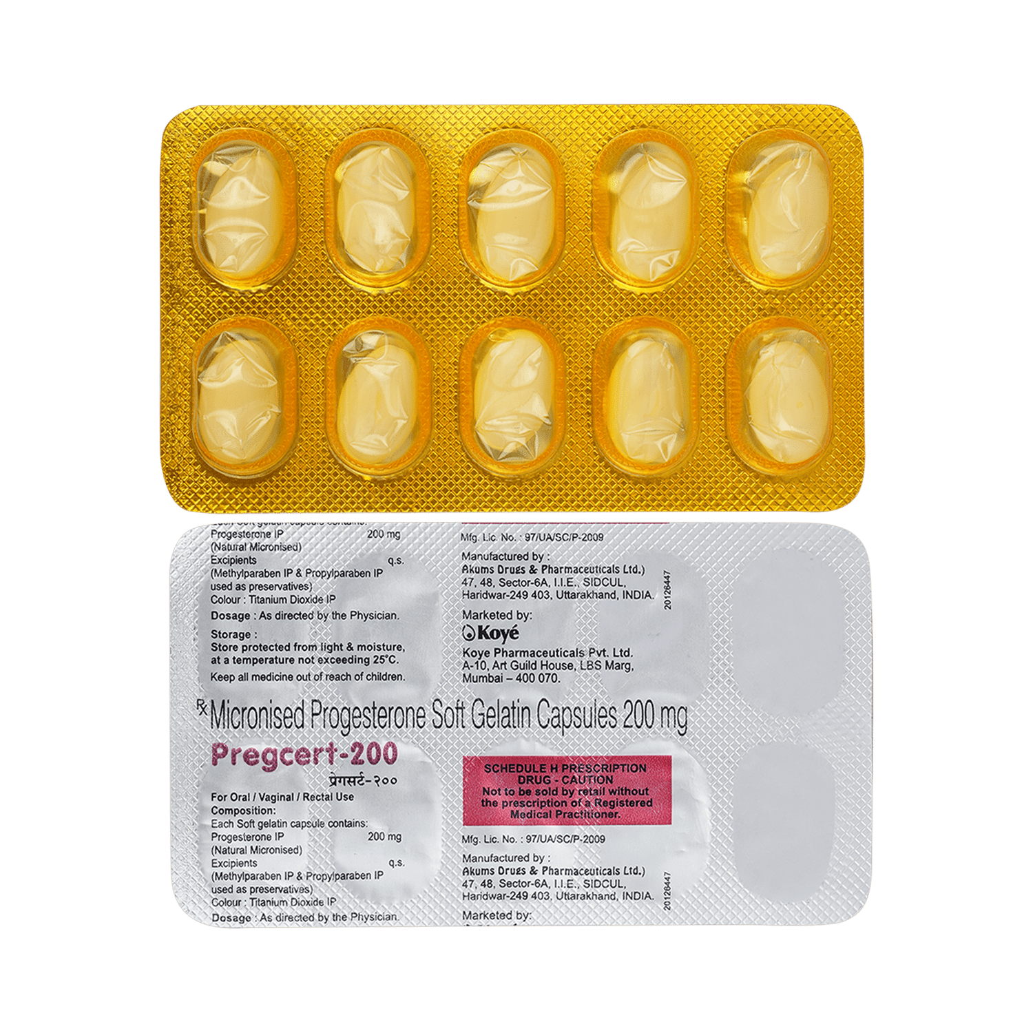 Pregcert 200 Capsule - Image 1