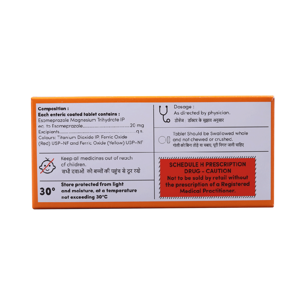 Esopraid 20 Tablet - Image 2
