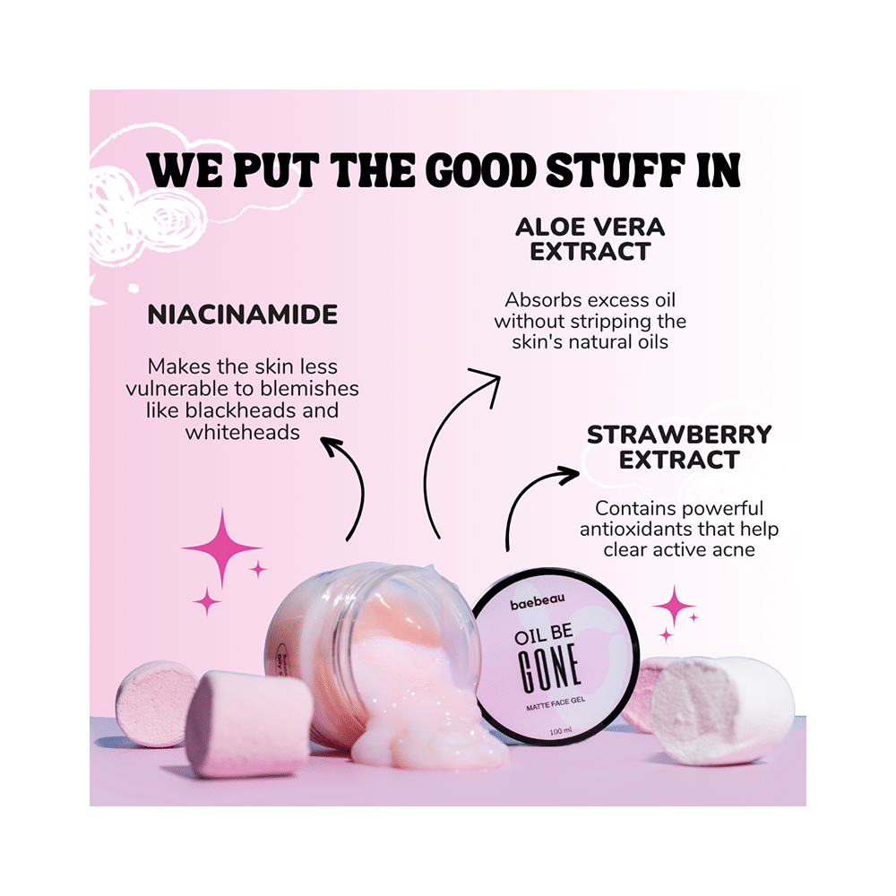 Baebeau Oil be Gone Matte Face Gel - Image 5
