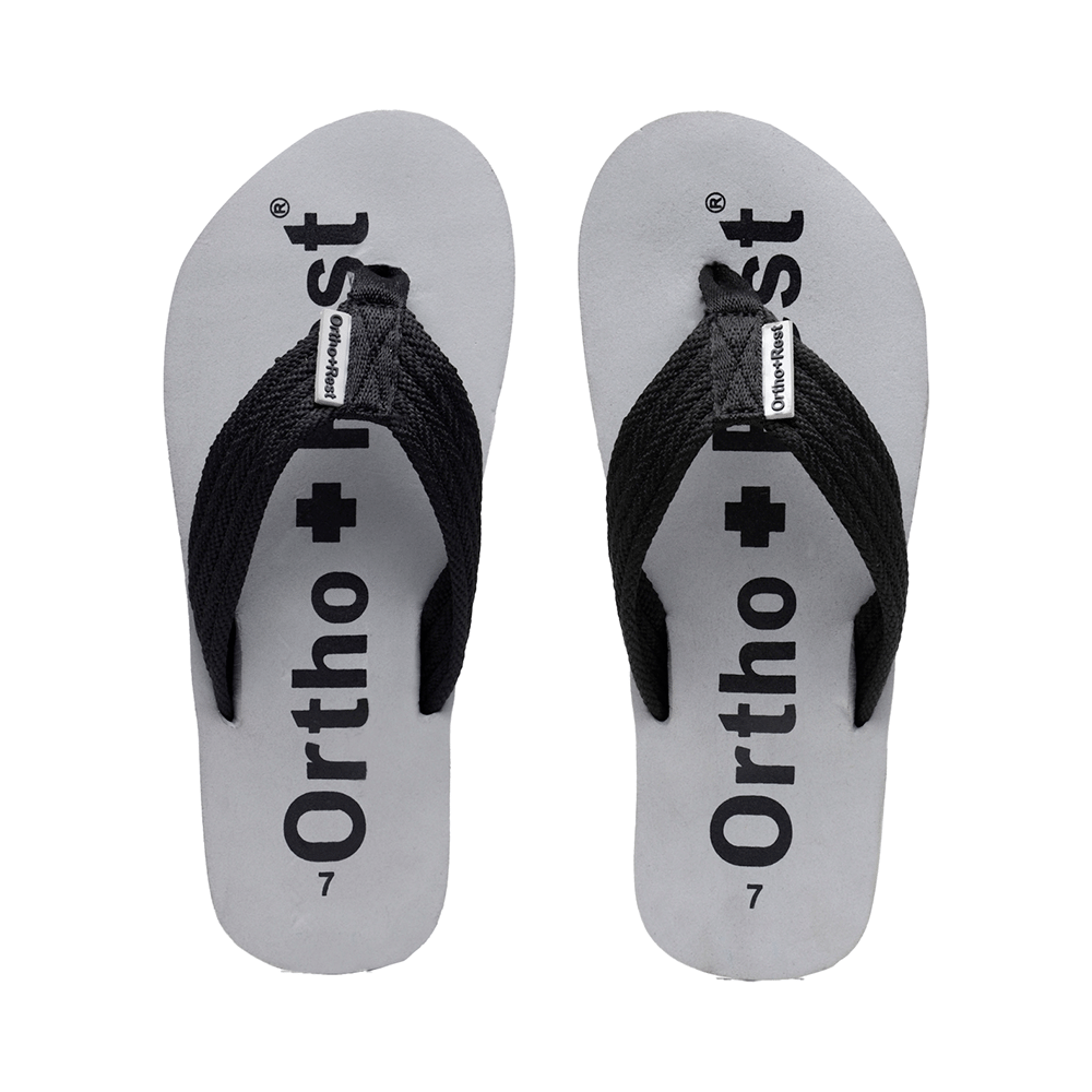 Ortho + Rest Extra Soft Men Slipper Orthopedic For Home Daily Use Slippers Black  11 - Image 2