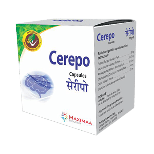 Proyurveda Cerepo Memory Booster Capsule - Image 1