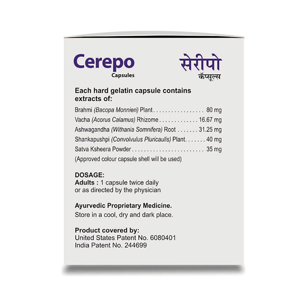 Proyurveda Cerepo Memory Booster Capsule - Image 3