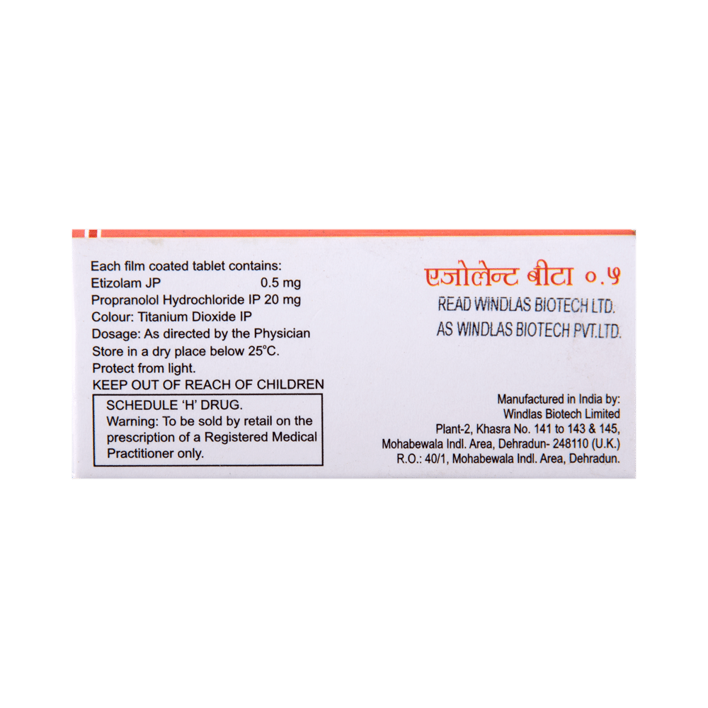 Ezolent-Beta 0.5 Tablet - Image 3