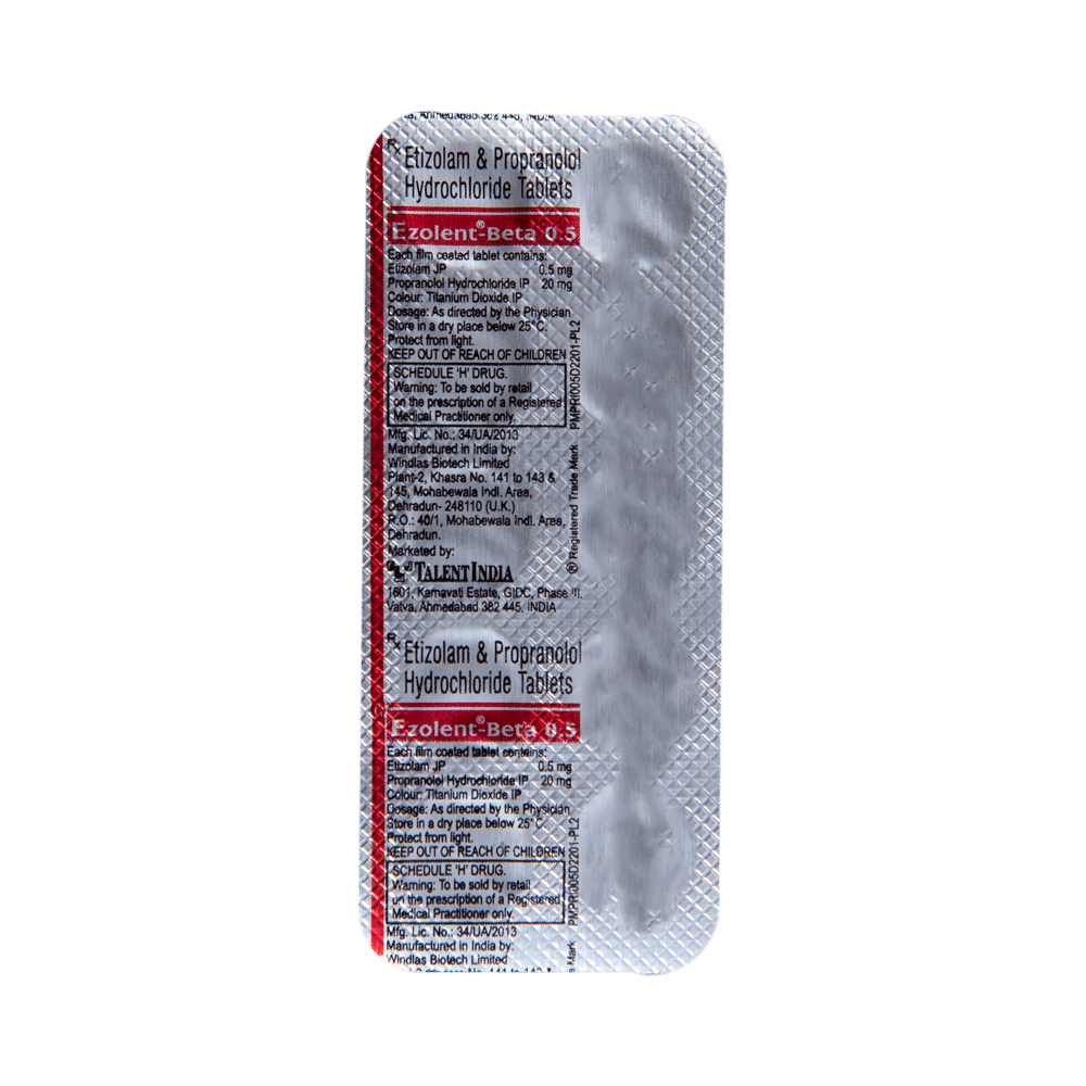Ezolent-Beta 0.5 Tablet - Image 5