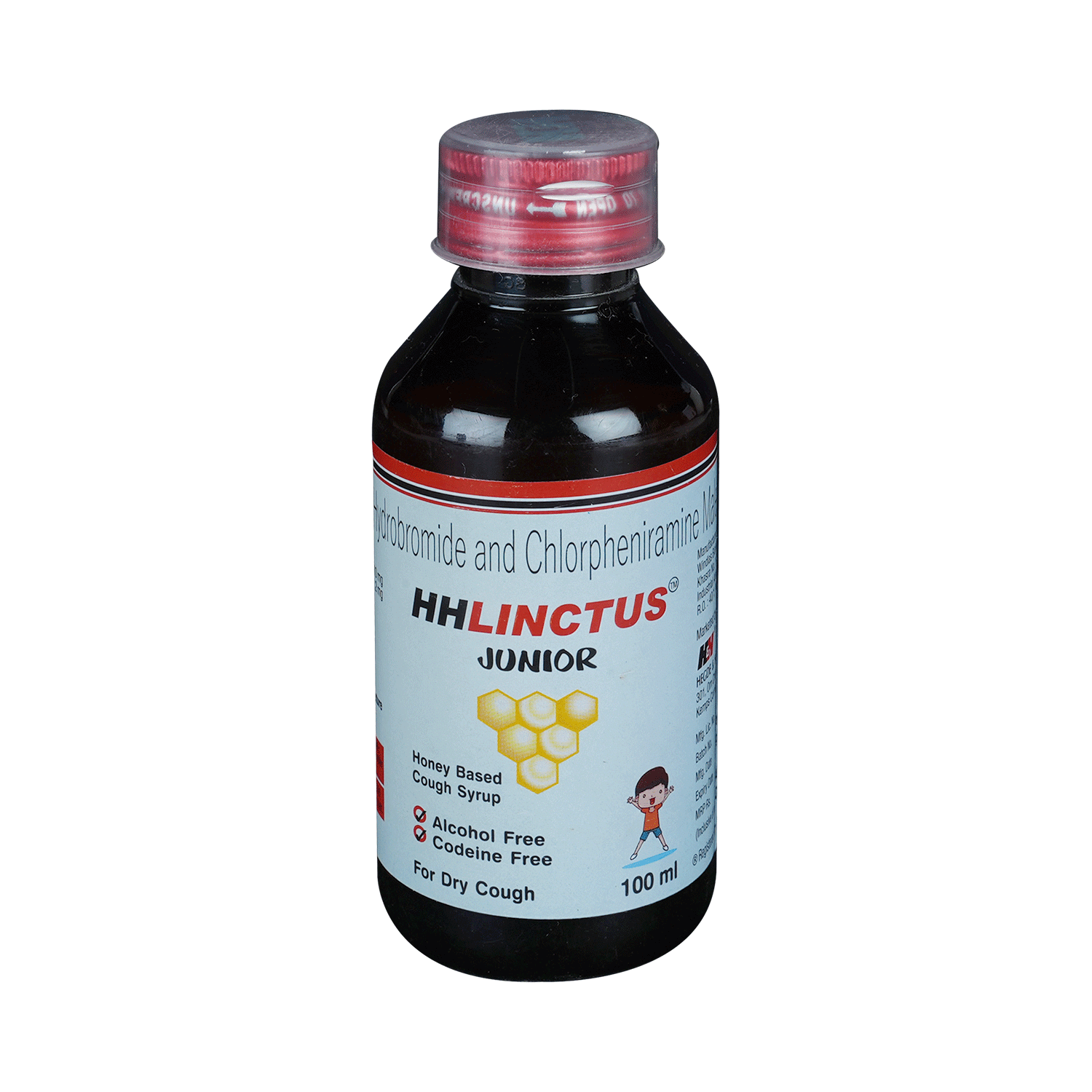 HH Linctus Junior Syrup Alcohol Free - Image 1