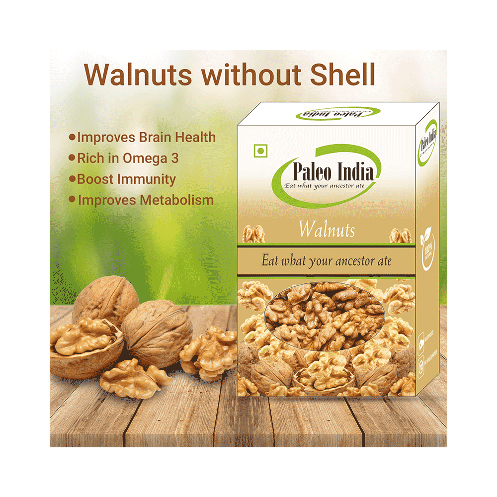 Paleo India Akhrot Giri Walnut Half Kernals - Image 4