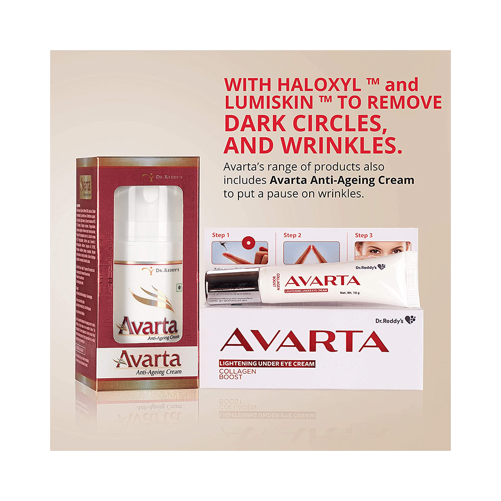 Avarta Lightening Under Eye Cream | Reduces Dark Circles & Pigmentation | Derma Care | Boosts Collagen - Image 6