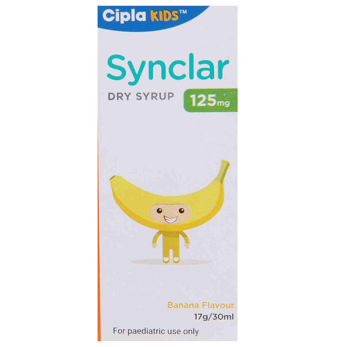 Synclar 125 MG Dry Syrup Banana - Image 1