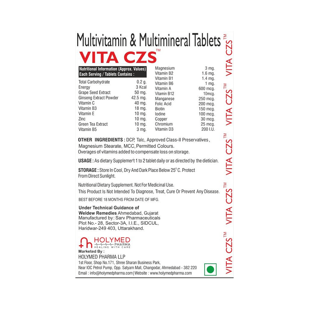 Vita Czs Tablet - Image 2