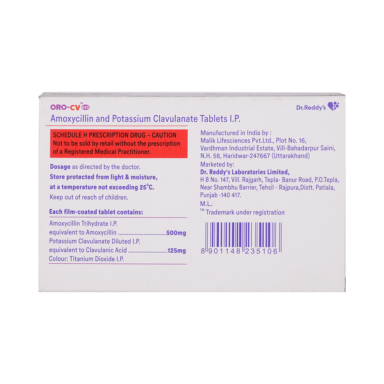 Oro-CV 625 Tablet - Image 3