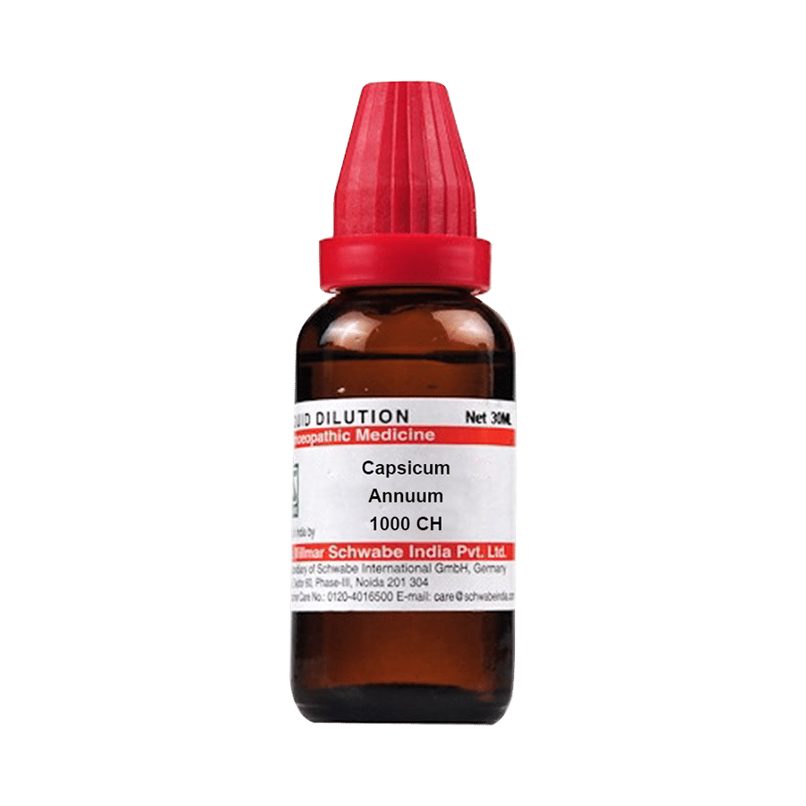 Dr Willmar Schwabe India Capsicum Annuum Dilution 1000 CH - Image 1