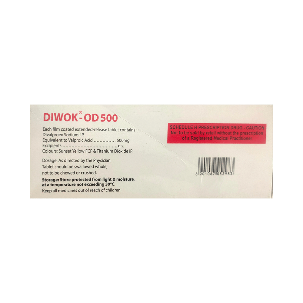 Diwok OD 500mg Tablet ER - Image 2