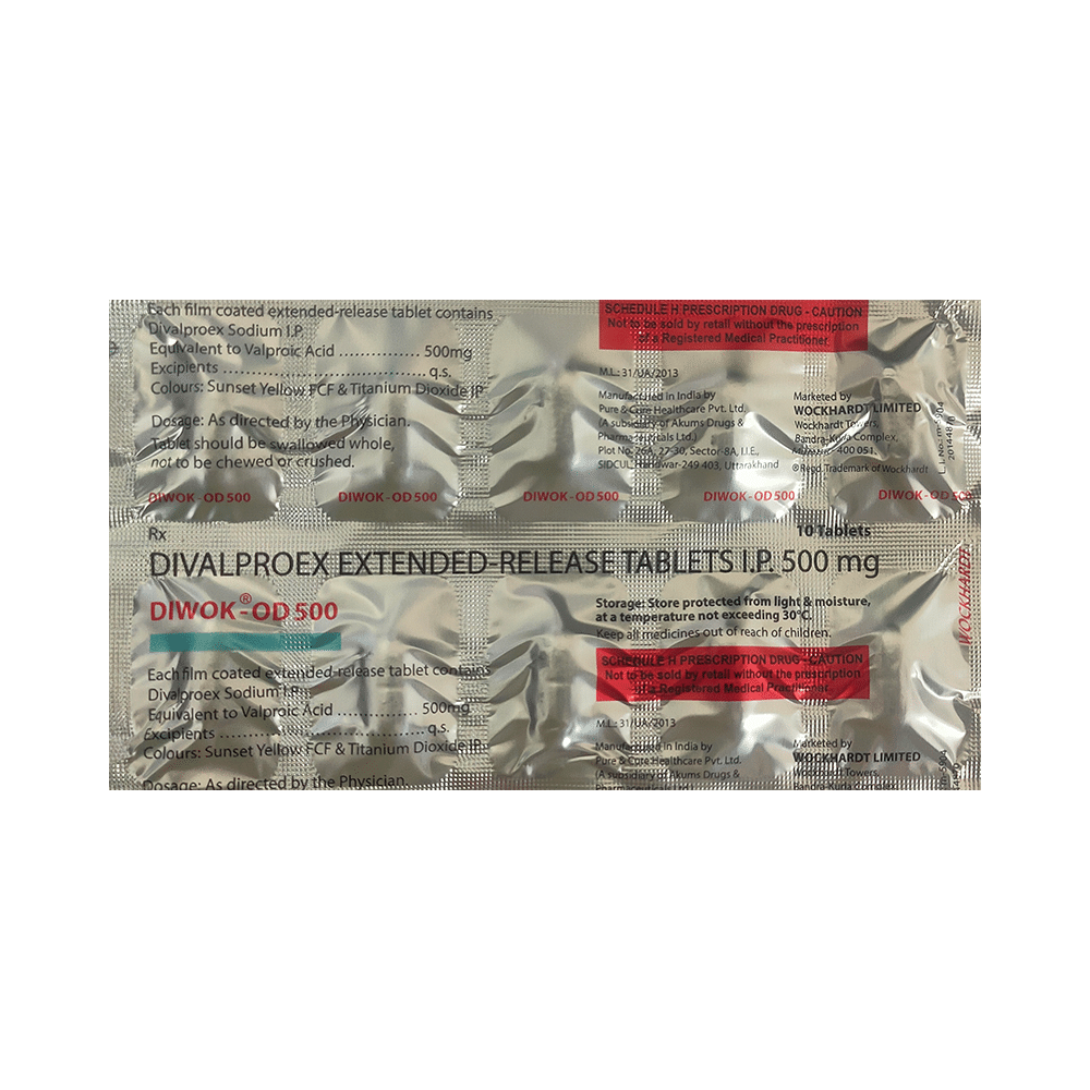 Diwok OD 500mg Tablet ER - Image 4