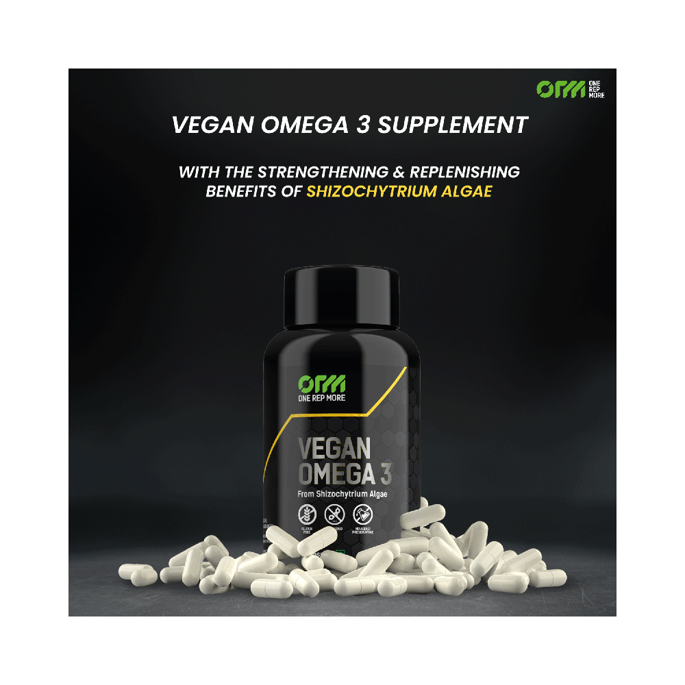One Rep More Vegan Omega 3 Capsule - Image 5