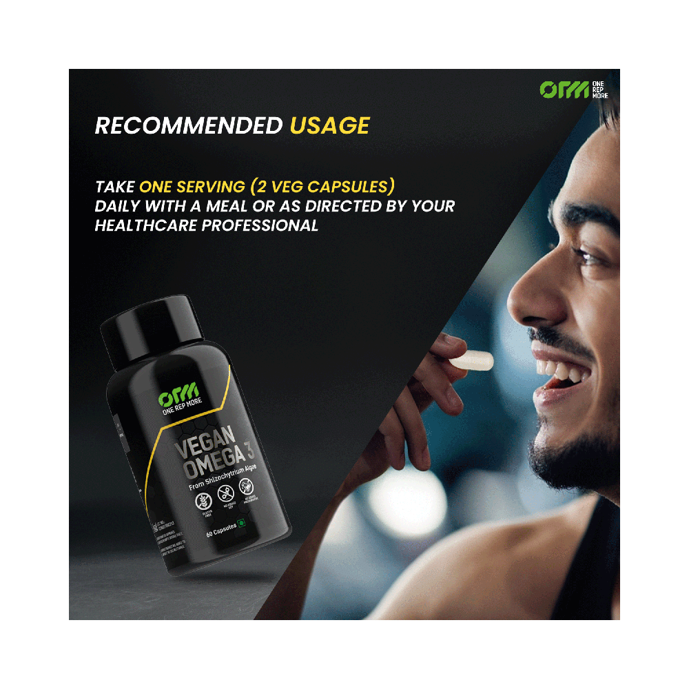 One Rep More Vegan Omega 3 Capsule - Image 9