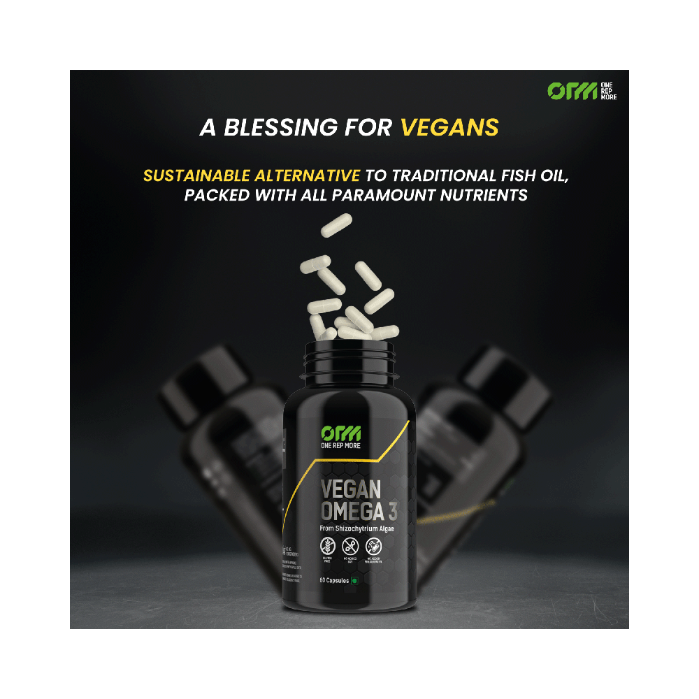 One Rep More Vegan Omega 3 Capsule - Image 7