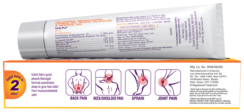 Volini Pain Relief Gel - Image 3