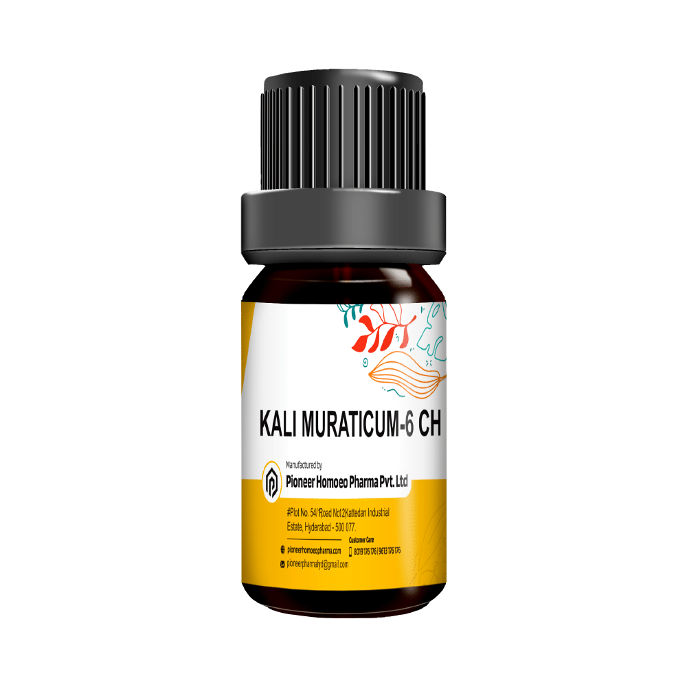 Pioneer Pharma Kali Muraticum Globules Pellet Multidose Pills 6 CH