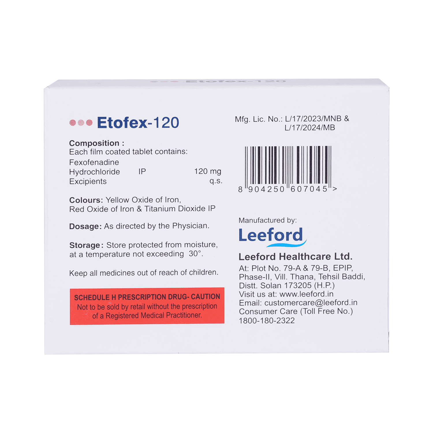 Etofex 120mg Tablet - Image 3