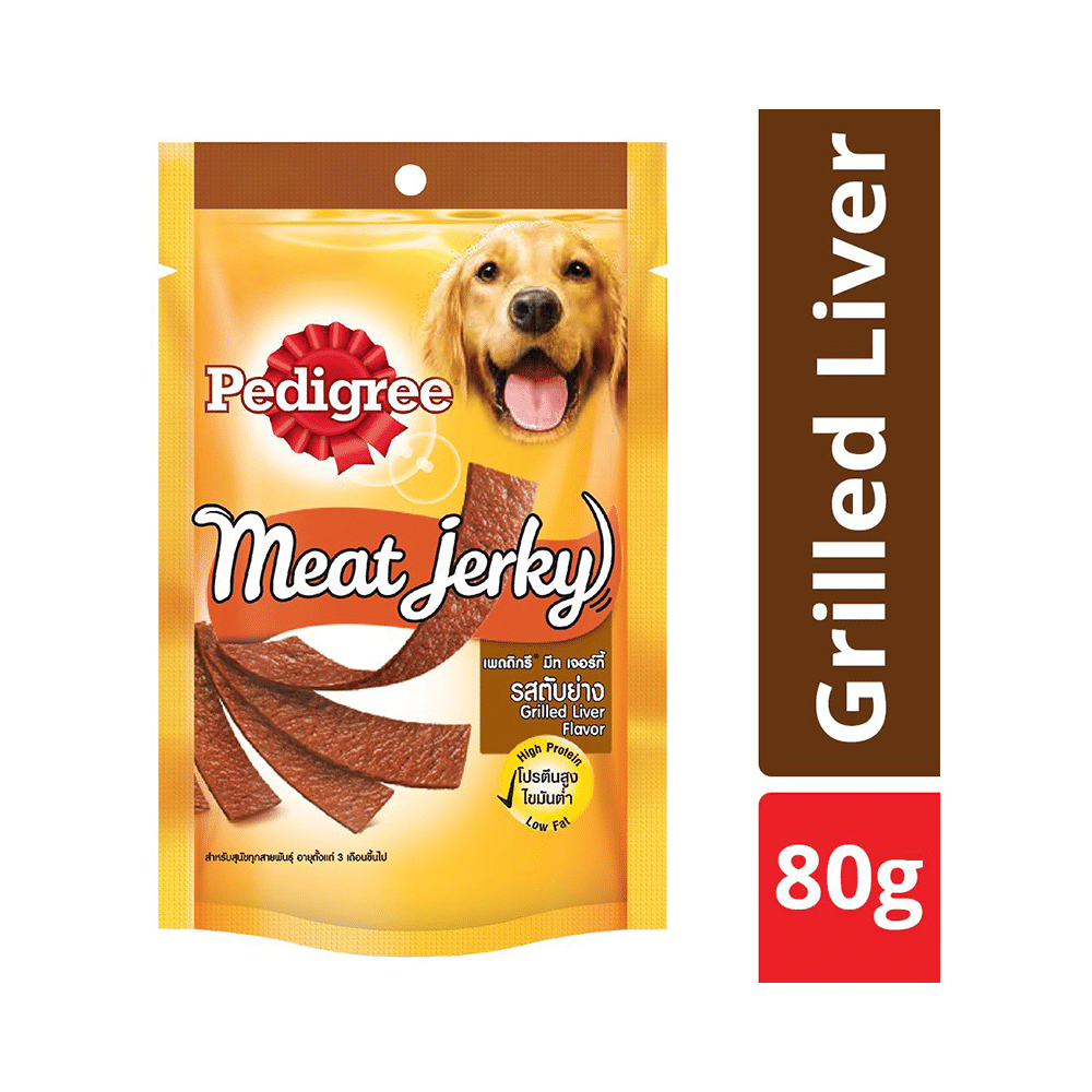 Pedigree Meat Jerky Adult Dog Treat Grilled Liver Flavor - Image 3