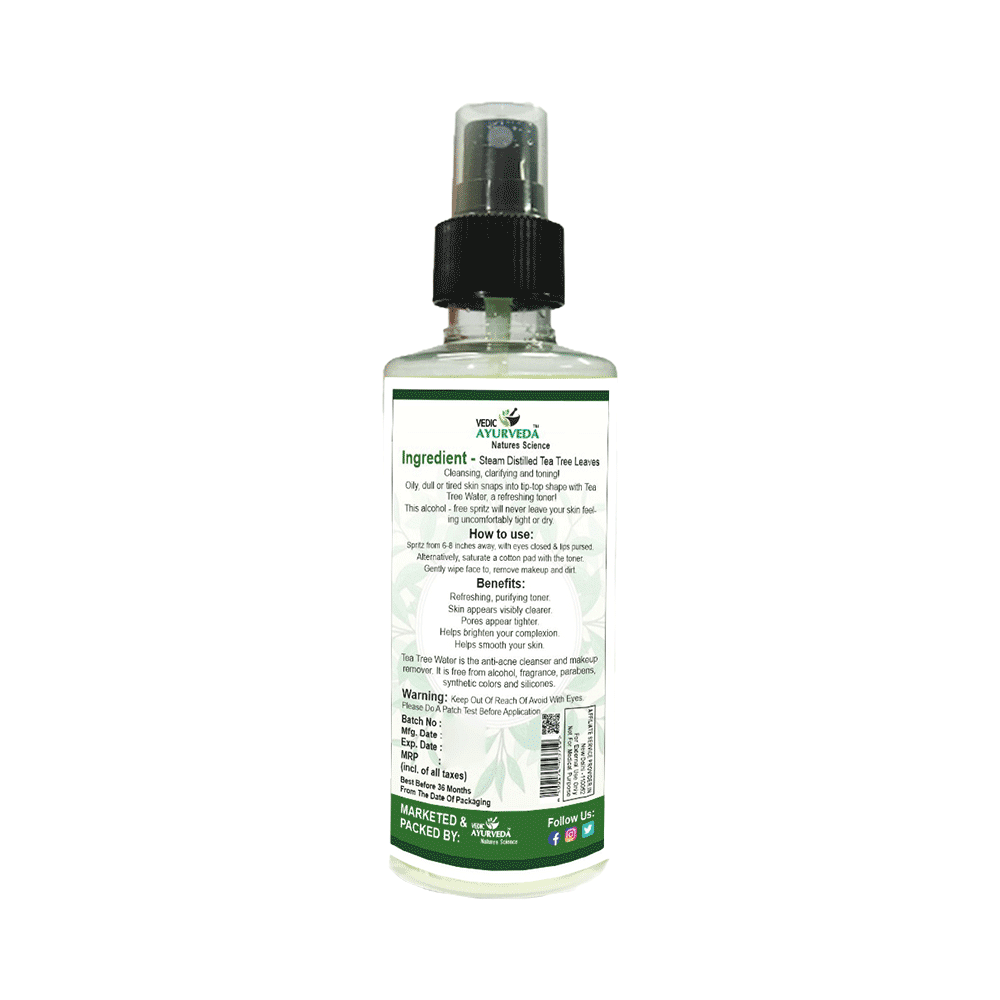 Vedic Ayurveda Tea Tree Hydrosol Skin Toner - Image 2