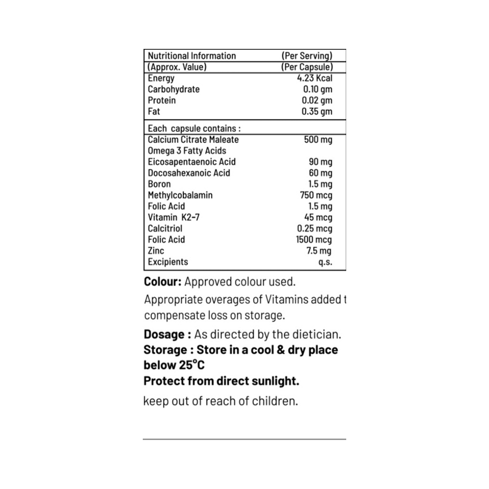 Calcivale K2 7 Softgel Capsule - Image 2