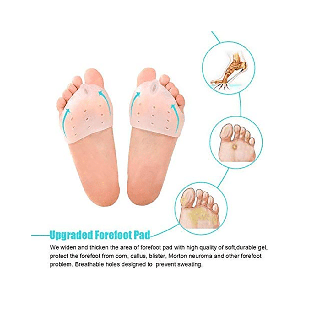 Skudgear Combo Pack of Bunion Corrector Toe Separator & Toes Aligner Foot Pad (1 Pair Each) - Image 3