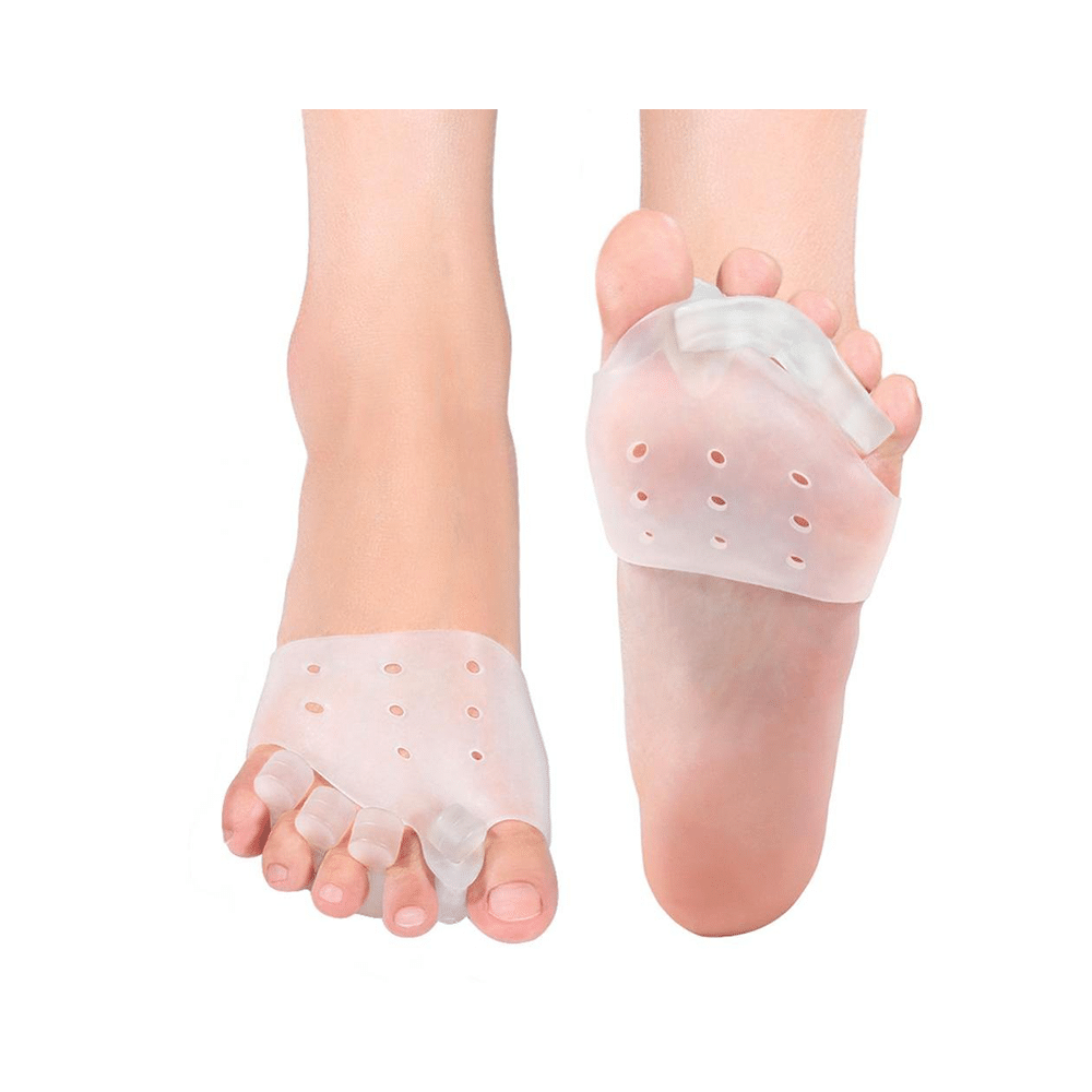 Skudgear Combo Pack of Bunion Corrector Toe Separator & Toes Aligner Foot Pad (1 Pair Each)