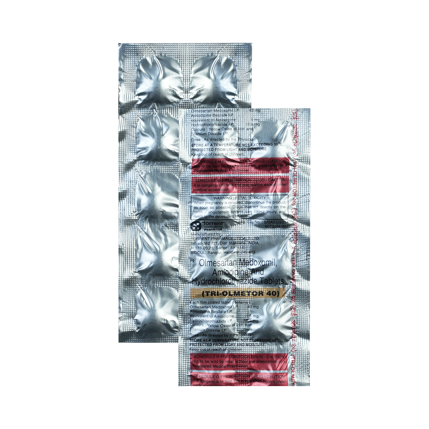 Tri-Olmetor 40 Tablet