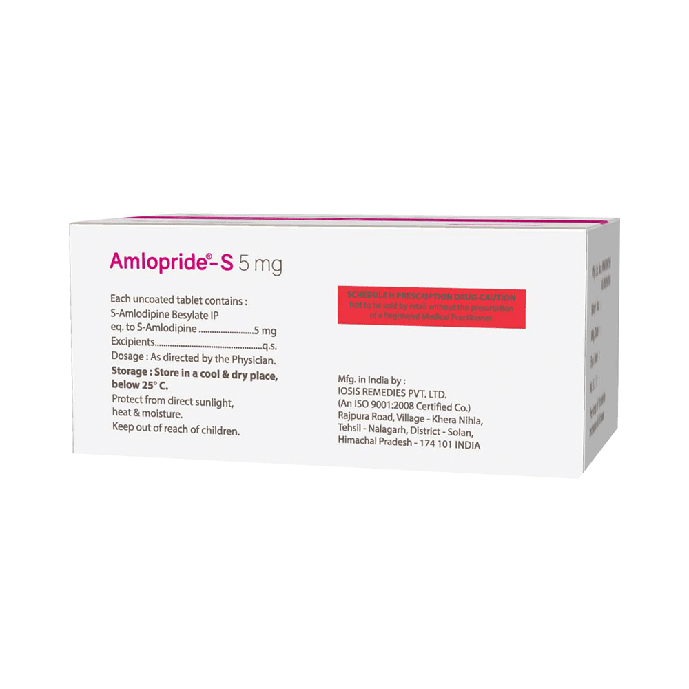 Amlopride-S 5mg Tablet - Image 3