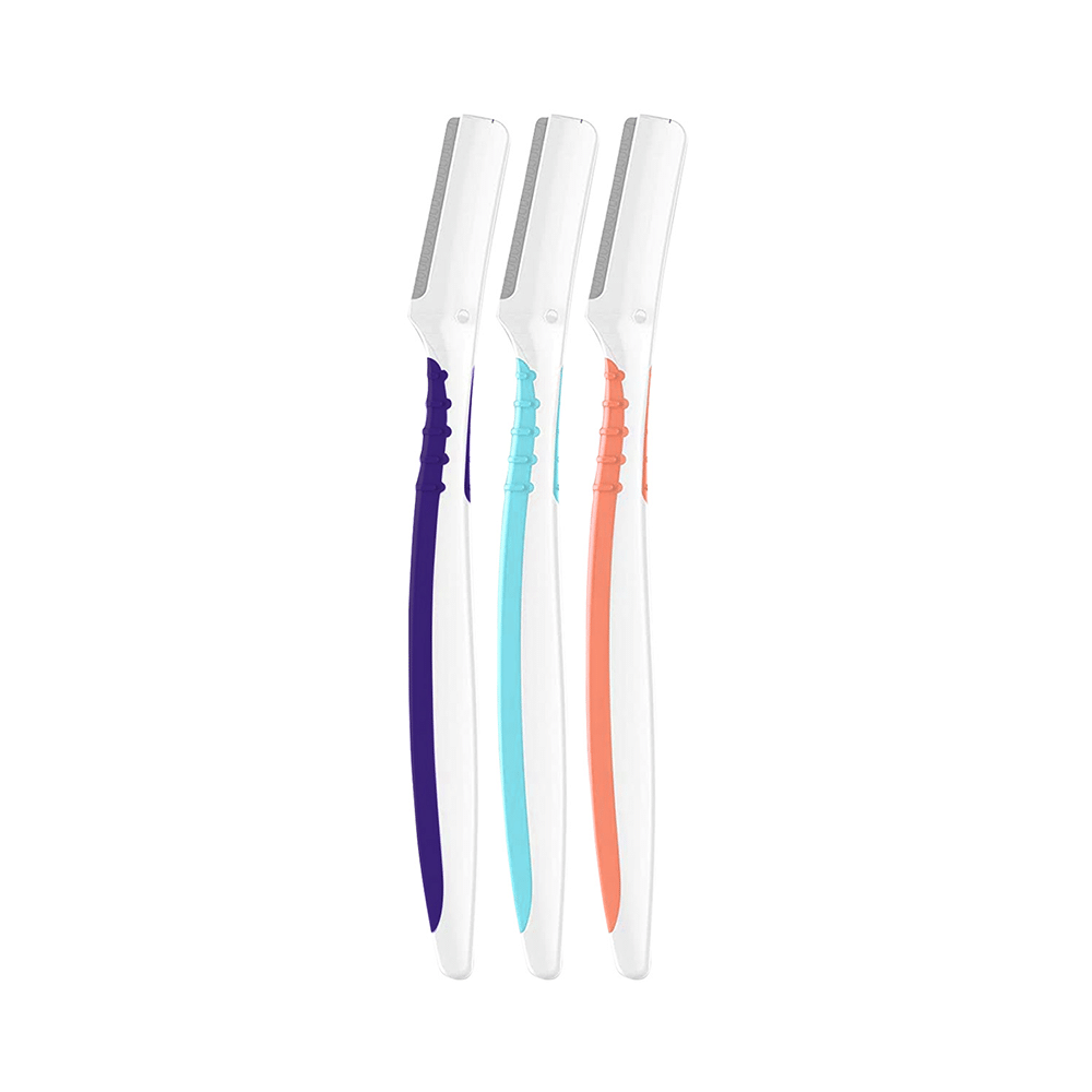 Sirona Eyebrow & Face Razor Turquoise, Orange & Voilet - Image 3
