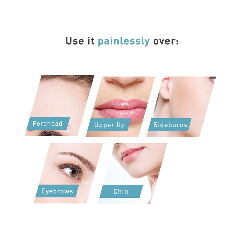 Sirona Eyebrow & Face Razor Turquoise, Orange & Voilet - Image 7