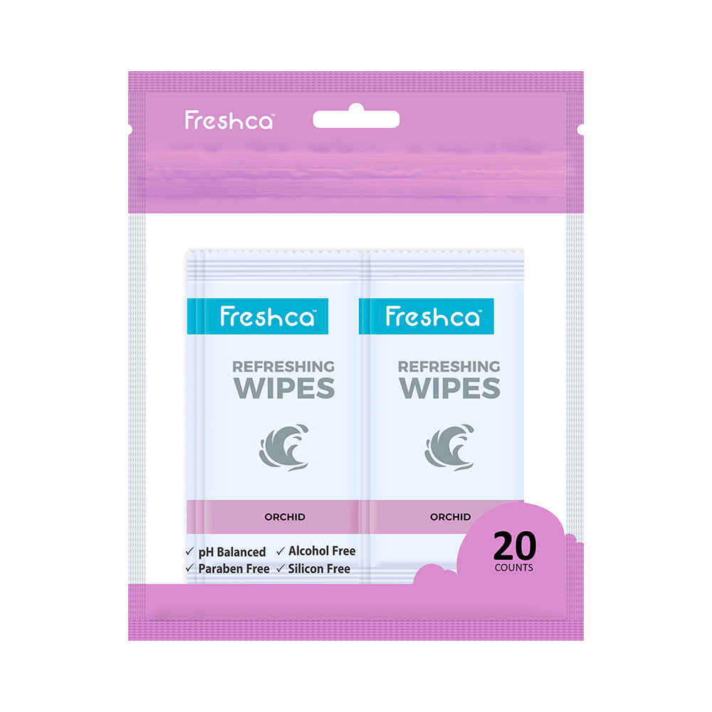 Freshca Orchid Refreshing Wipes