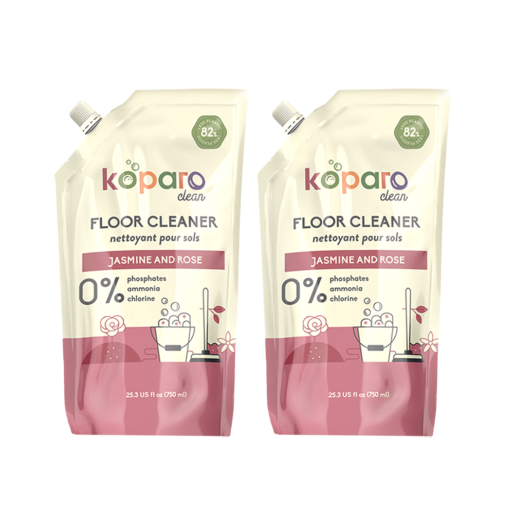 Koparo Jasmine and Rose Floor Cleaner (750ml Each) - Image 1