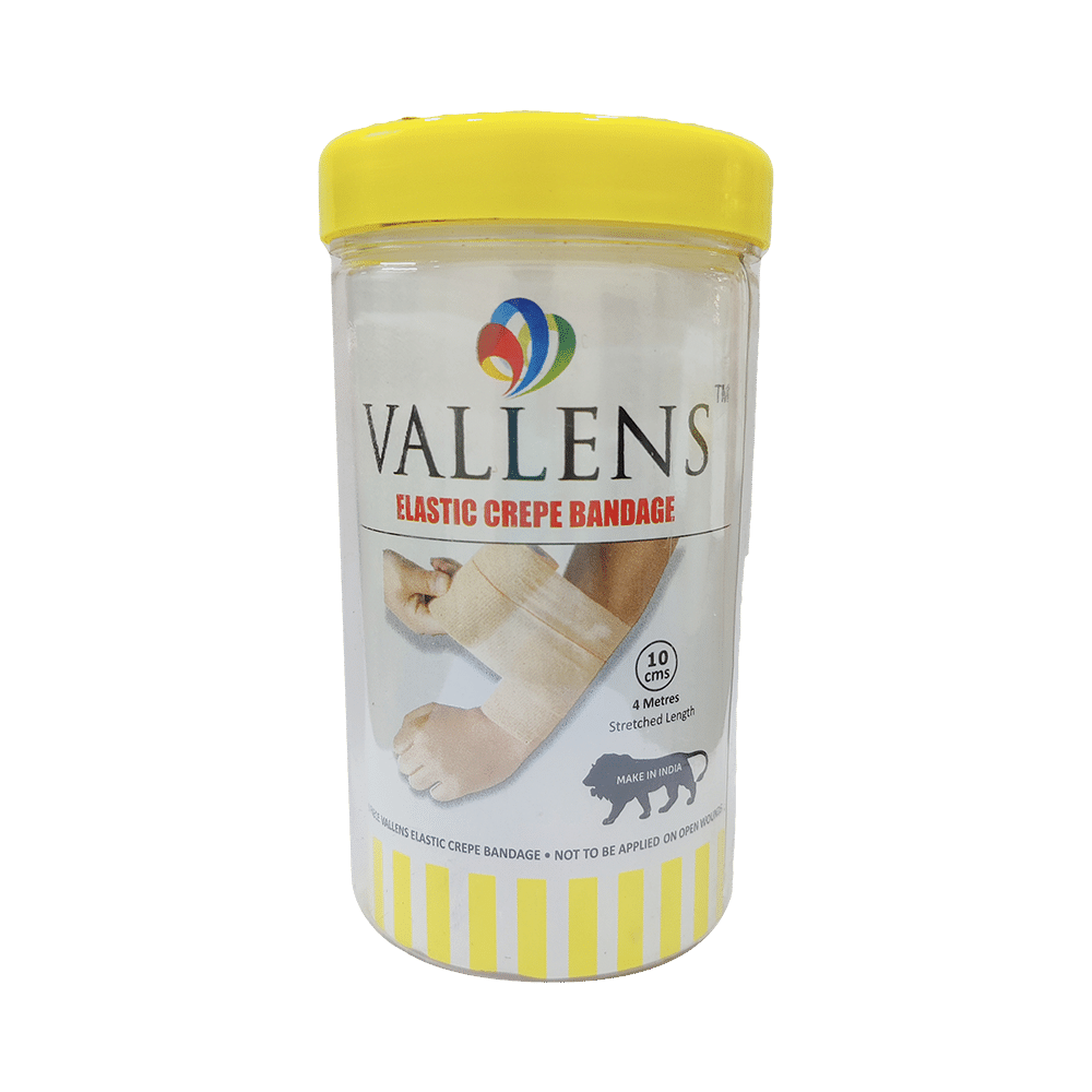 Vallens Crepe Bandage 10cm x 4m - Image 1