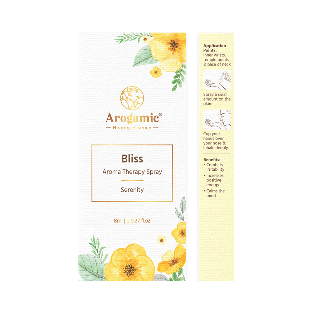 Arogamic Bliss Aroma Therapy Spray (8ml Each) - Image 3