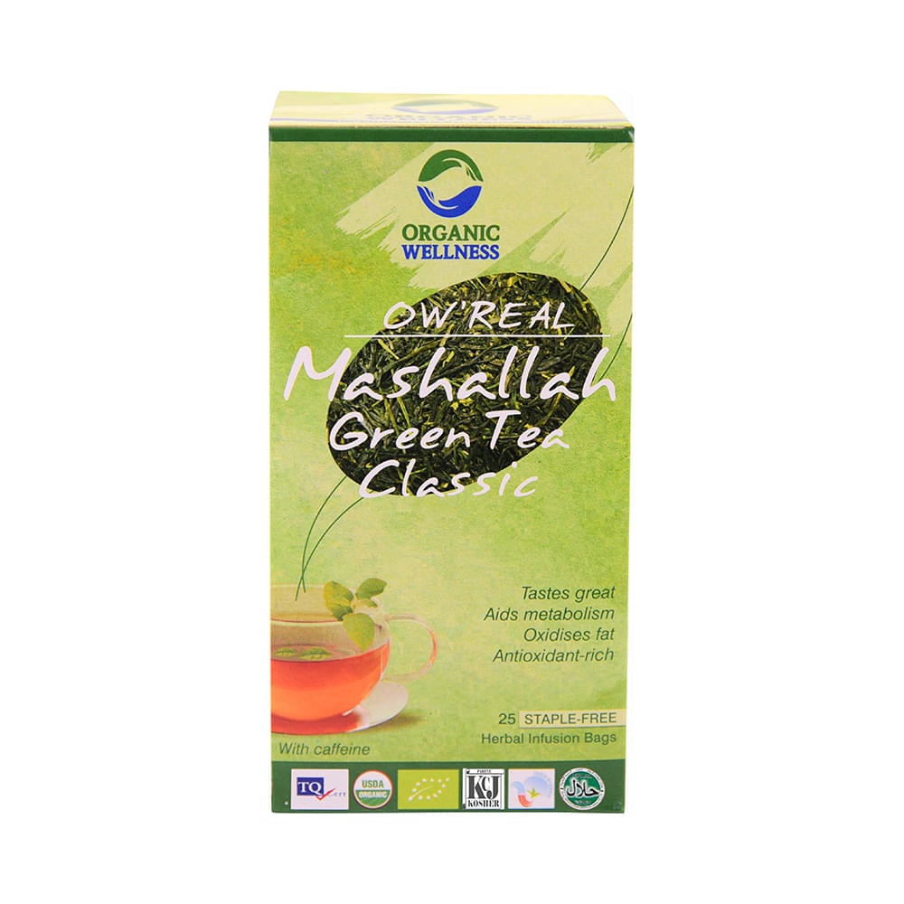 Organic Wellness OW' Real Mashallah Green Tea Classic - Image 1