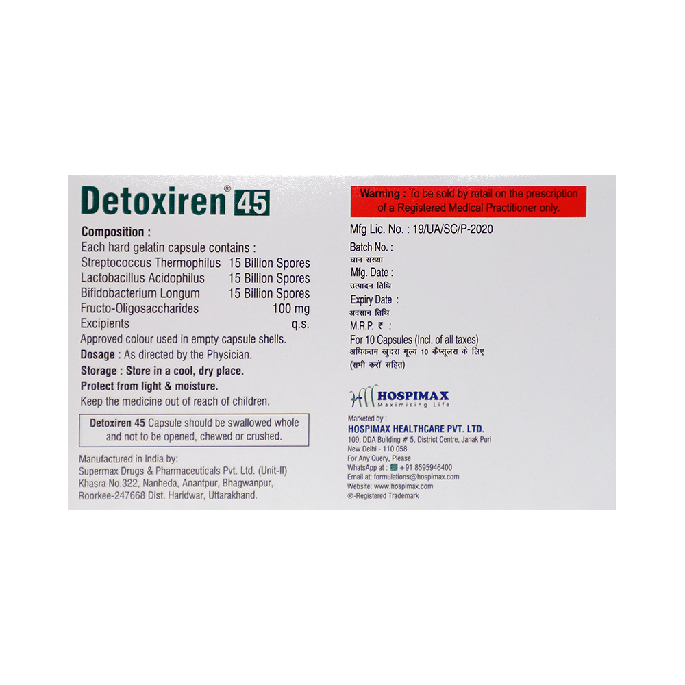 Detoxiren 45 Capsule - Image 2