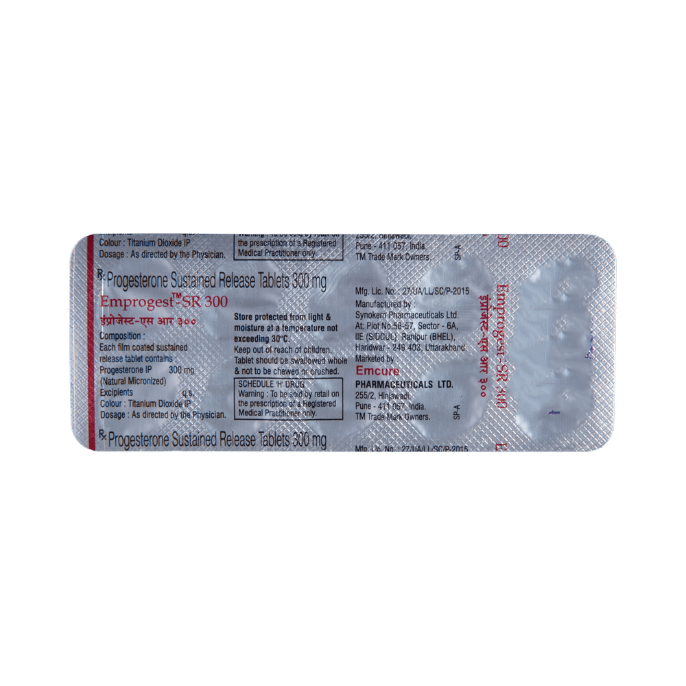 Emprogest -SR 300 Tablet - Image 5