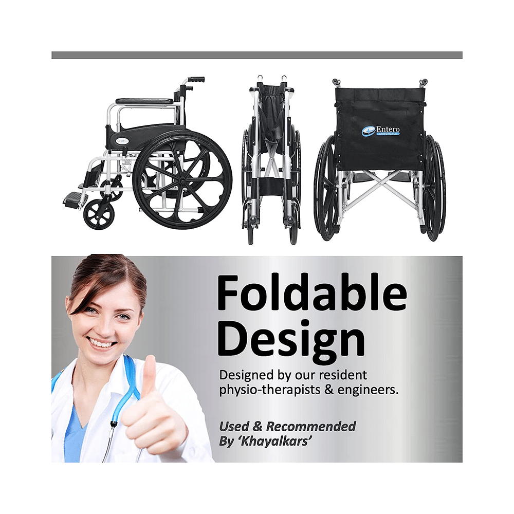 Entros  875S Liberty Foldable Wheelchair - Image 6