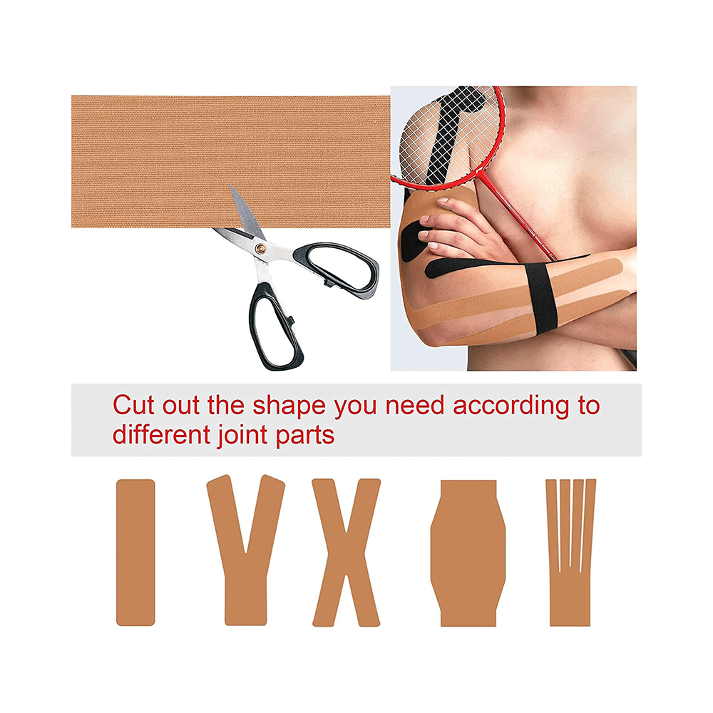 Healthtrek Kinesiology Tape for Physiotherapy Brown - Image 5