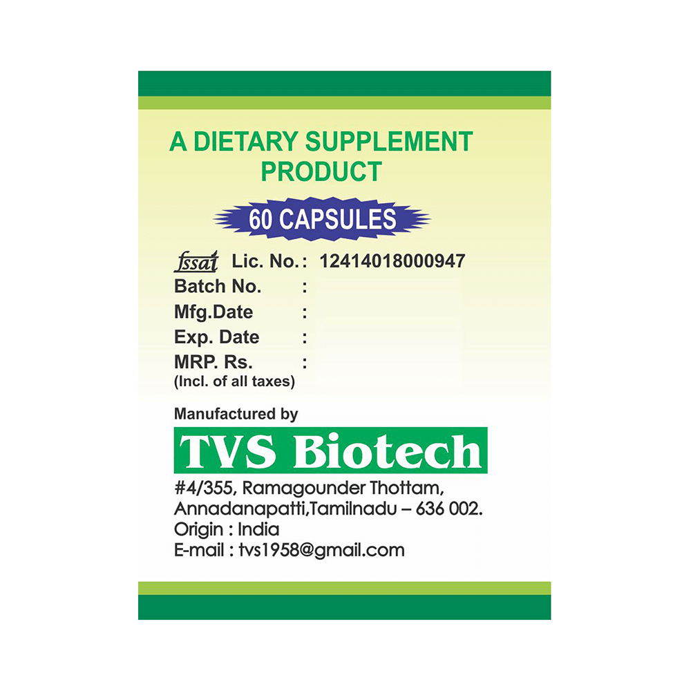 TVS Biotech Curcumin Capsule - Image 3