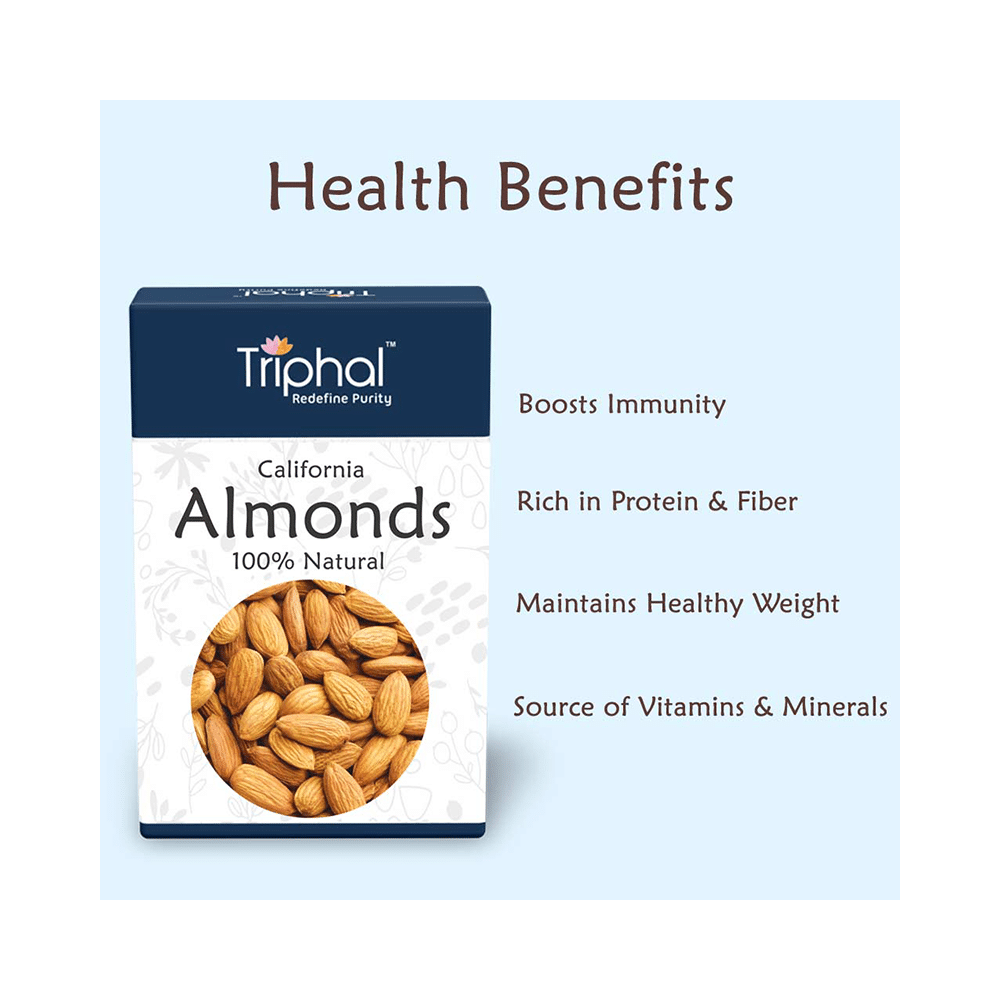 Triphal 100% Natural California Almonds for Immunity & Weight Management - Image 3