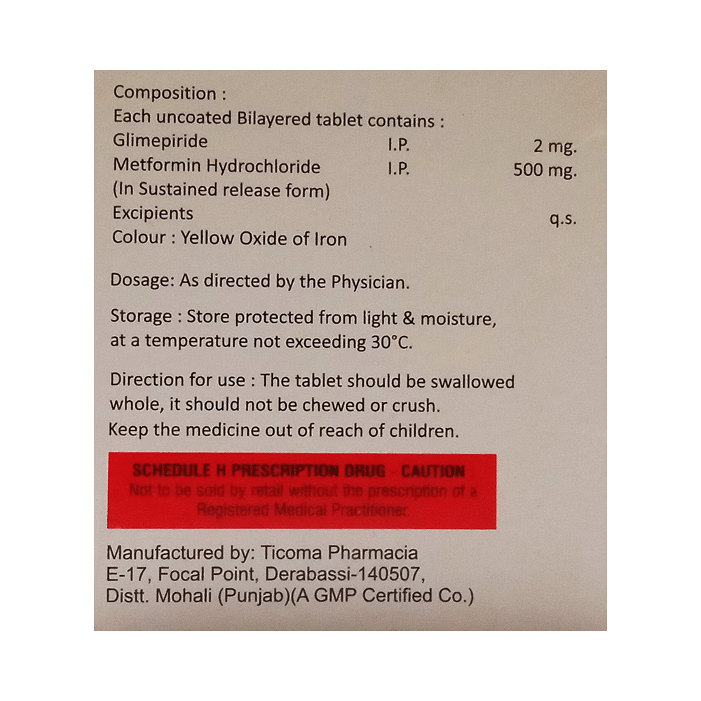 Glyxer M 2 Tablet SR - Image 2