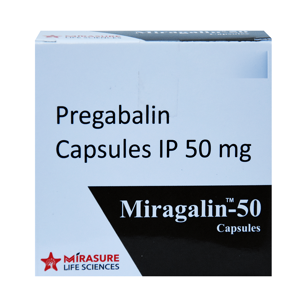 Miragalin 50mg Capsule