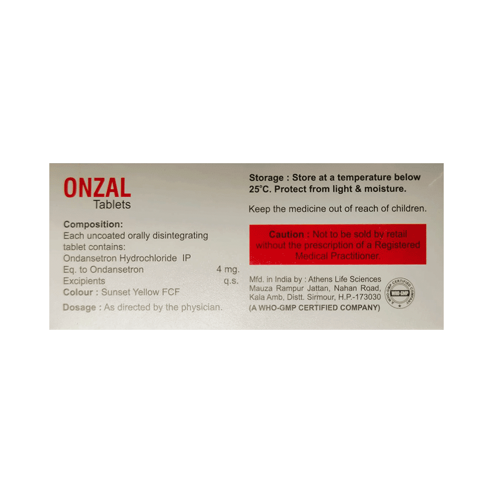 Onzal Orally Disintegrating Tablet - Image 2