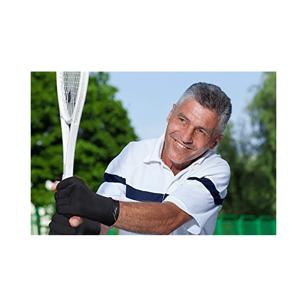 Dr. Arthritis Doctor Developed Premium Copper Arthritis 3/4 Gloves Compression & Doctor Written Handbook Large - Image 3