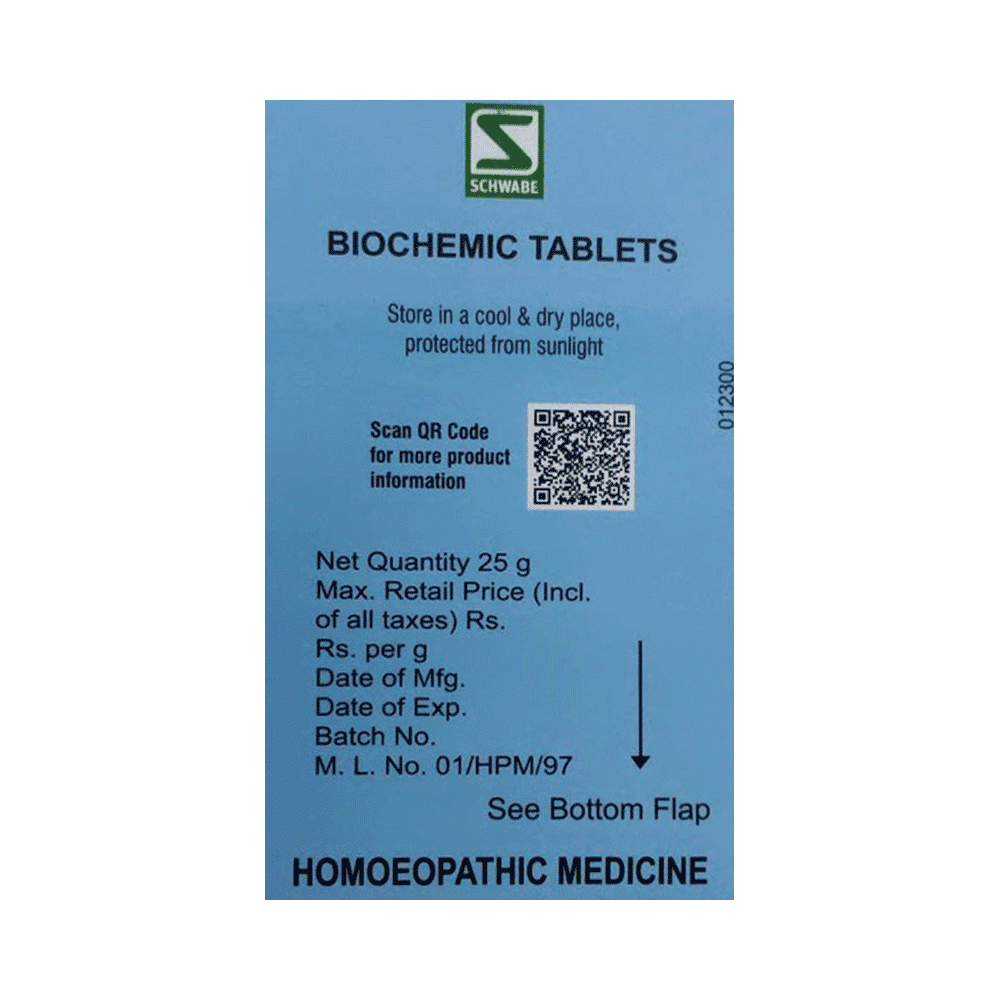 Dr Willmar Schwabe India Calcarea Fluorica Biochemic Tablet 12X - Image 3