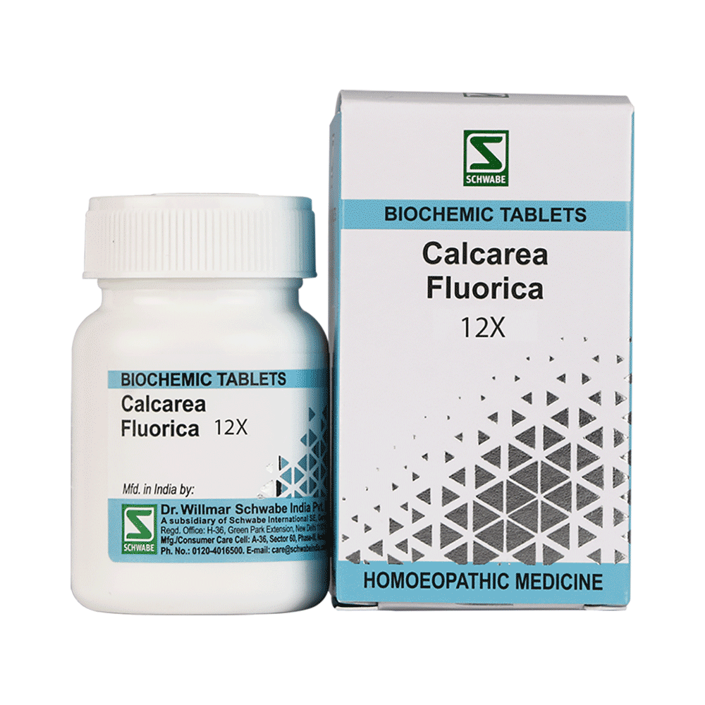 Dr Willmar Schwabe India Calcarea Fluorica Biochemic Tablet 12X - Image 1