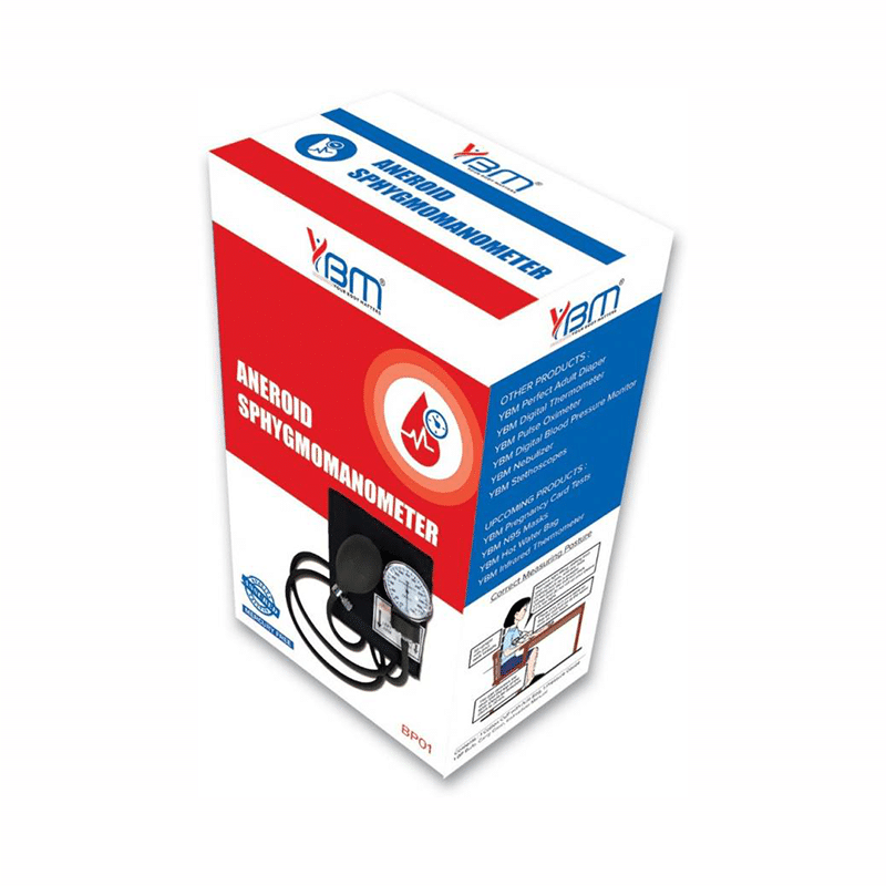 YBM BP01 Aneroid Sphygmomanometer Black - Image 2